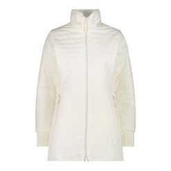 Damska długa kurtka CMP. Białe kurtki sportowe damskie CMP, bez wzorów, z puchu, bez kaptura, trekkingowe. Za 543.50 zł.