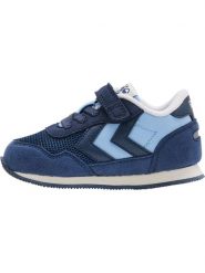 Sneakersy dla chłopców Hummel Reflex Multi. Niebieskie trampki i tenisówki chłopięce Hummel, bez wzorów, z gumy, sportowe, bez zapięcia. Za 180.20 zł.