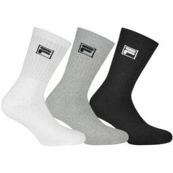 Skarpetki Fila Crew Tenis Unisex - 3-Pack, Rozmiar 35-38. Fioletowe skarpety damskie Fila, bez wzorów. Za 131.99 zł.