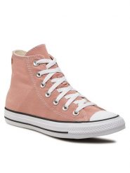 Converse Trampki Chuck Taylor All Star A07464C Różowy. Czerwone trampki i tenisówki damskie Converse, bez wzorów, z materiału, retro, bez zapięcia. Za 219.99 zł.