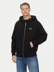 HUGO Bluza Nardimez 50520017 Czarny Loose Fit. Czarne bluzy męskie Hugo, m, bez wzorów, z bawełny, bez kaptura. Za 279.99 zł.