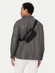 HUGO Nerka 50552291 Czarny. Czarne saszetki męskie Hugo, ze skóry. Za 597.99 zł.