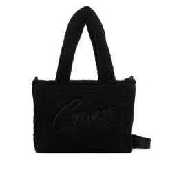 Torebka Guess. Czarne torebki do ręki damskie Guess, z aplikacjami, klasyczne, bez dodatków. Za 264.99 zł.