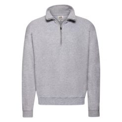 Bluza Rozpinana Unisex Dla Dorosłych Classic Heather. Szare bluzy męskie Fruit of the Loom, l, bez wzorów, bez kaptura. Za 138.99 zł.
