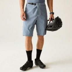 Męskie spodenki kolarskie Descent. Niebieskie krótkie spodenki sportowe męskie Dare 2b, m, bez wzorów, z elastanu, rowerowe. Za 301.50 zł.