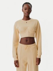 Patrizia Pepe Bluza 8M1694/J219-B814 Beżowy Regular Fit. Brązowe bluzy damskie Patrizia Pepe, m, bez wzorów, z syntetyku, bez kaptura. Za 459.99 zł.