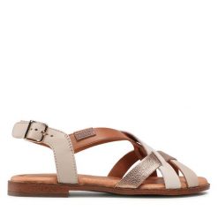 Sandały Pikolinos. Brązowe klapki damskie Pikolinos, bez wzorów, bez obcasa, na płaskiej podeszwie, bez zapięcia. Za 446.99 zł.