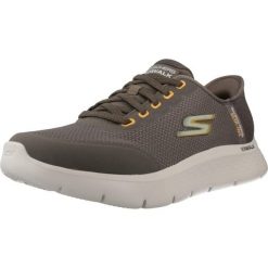 Buty SKECHERS SLIP-INS GO WALK FLEX NETRO Brązowy. Brązowe trekkingi męskie Skechers, trekkingowe. Za 390.99 zł.
