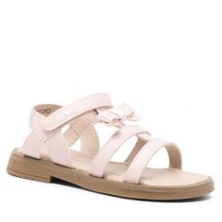 Sandały Nelli Blu. Czerwone sandały dziewczęce Nelli Blu, bez zapięcia. Za 99.99 zł.