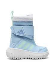 Adidas Śniegowce Winterplay I IF1714 Niebieski. Niebieskie buty zimowe dziewczęce Adidas, ze skóry, bez zapięcia. Za 229.99 zł.