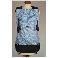 Kibi Nosidełko Ergonomiczne, Blue Leaves. Niebieskie torby i plecaki dziecięce Kibi. Za 449.00 zł.