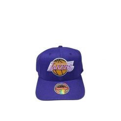 Czapka Los Angeles Lakers Seasonal. Fioletowe czapki i kapelusze męskie Mitchell & Ness, bez wzorów, sportowe. Za 159.00 zł.
