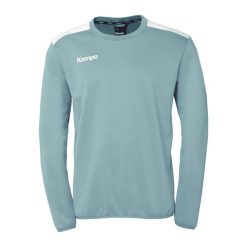 Bluza Kempa Emotion 27. Niebieskie bluzy sportowe męskie Kempa, bez wzorów, z poliesteru, bez kaptura, do piłki ręcznej. Za 192.50 zł.
