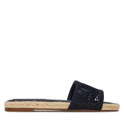 Espadryle Tommy Hilfiger. Niebieskie espadryle damskie Tommy Hilfiger, bez wzorów, z meshu, bez obcasa, bez zapięcia. Za 279.99 zł.