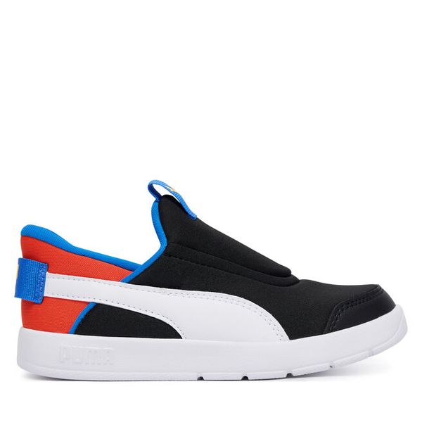 Sneakersy Puma. Czarne trampki i tenisówki chłopięce Puma, bez wzorów, bez zapięcia. Za 119.99 zł.
