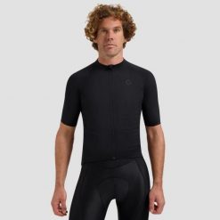 Koszulka rowerowa męska Rogelli Essential II. Niebieskie buty sportowe męskie Rogelli, bez zapięcia, rowerowe. Za 226.99 zł.