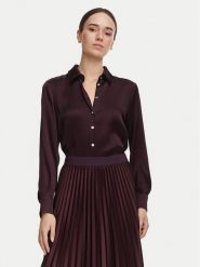 Marella Koszula Alfio 2623116045 Bordowy Regular Fit. Czerwone bluzki damskie Marella, bez wzorów, z acetatu, biznesowe, bez kołnierzyka, bez ramiączek. Za 799.99 zł.