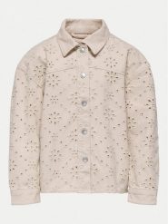 Kids ONLY Kurtka jeansowa Elsa 15341154 Beżowy Regular Fit. Brązowe kurtki i płaszcze dla dziewczynek Kids Only, bez wzorów, z bawełny, bez kaptura. Za 179.99 zł.