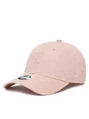 New Era Czapka z daszkiem New York Yankees MLB Mini Washed 9TWENTY 60667469 Różowy. Czerwone czapki i kapelusze damskie New Era, bez wzorów, z bawełny. Za 89.99 zł.