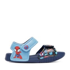 Sandały Spidey. Niebieskie sandały chłopięce Spidey, bez zapięcia. Za 39.99 zł.