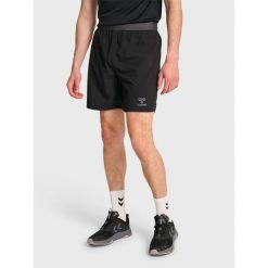 Szorty Hummel Pro. Czarne szorty sportowe damskie Hummel, bez wzorów, sportowe, na fitness i siłownię. Za 144.50 zł.