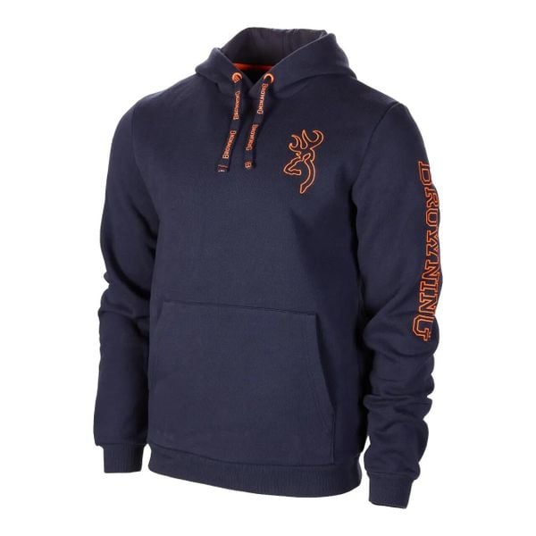 Bluza z kapturem Browning Snapshot. Niebieskie bluzy męskie Browning, l, bez wzorów, z bawełny, z kapturem. Za 304.00 zł.