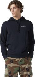 Bluza męska Champion Hooded Sweatshirt granatowa 220729 BS501 L. Bluzy męskie Champion, l, bez wzorów, bez kaptura. Za 376.70 zł.