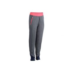Spodnie slim S900. Szare spodnie materiałowe dla chłopców DOMYOS. W wyprzedaży za 54.99 zł.