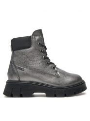 Primigi Kozaki 6876633 M Srebrny. Szare buty zimowe dziewczęce Primigi, bez wzorów, ze skóry, bez zapięcia. Za 399.99 zł.