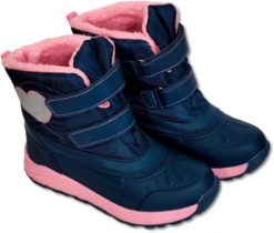 Buty Śniegowce Cleve Rozmiar 34 - Dziewczęce Granatowe. Buty zimowe dziewczęce Cleve, bez wzorów, bez zapięcia. Za 69.99 zł.