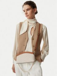 MICHAEL Michael Kors Torebka 30S6G13C5B Kremowy. Białe torebki do ręki damskie MICHAEL Michael Kors, bez wzorów, ze skóry, bez dodatków. Za 879.99 zł.