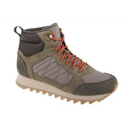 Męskie Buty Turystyczne Alpine Chamois Leather Mid Cut. Zielone trekkingi męskie Merrell, trekkingowe. Za 679.99 zł.