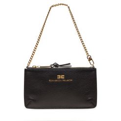 Torebka Elisabetta Franchi. Czarne torebki do ręki damskie Elisabetta Franchi, bez wzorów, klasyczne, bez dodatków. Za 1,229.00 zł.