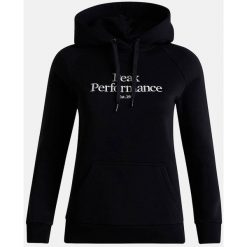 Bluza z kapturem damska Peak Performance Original Hood. Czarne bluzy damskie Peak Performance, l, bez wzorów, sportowe, bez kołnierzyka. Za 387.99 zł.