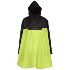 Poncho VAUDE Valero. Żółte kurtki sportowe damskie Vaude, bez wzorów, bez kaptura, rowerowe. Za 325.60 zł.