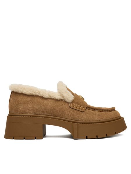 Coach Loafersy CCH84 Brązowy. Brązowe mokasyny damskie Coach, ze skóry. Za 1,299.00 zł.