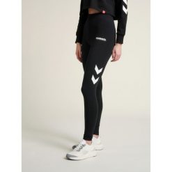Rajstopy damskie z wysoką talią Hummel hmlLEGACY. Czarne spodnie materiałowe damskie Hummel, s, bez wzorów, na fitness i siłownię. Za 83.99 zł.