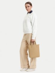 Lacoste Torebka NF2991AA Zielony. Zielone torebki do ręki damskie Lacoste, bez wzorów, ze skóry, bez dodatków. Za 624.99 zł.