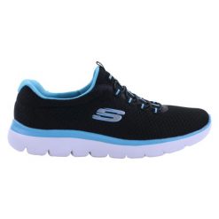 Buty na co dzień damskie SKECHERS SUMMITS wsuwane. Czarne obuwie sportowe damskie Skechers, bez wzorów, trekkingowe, Skechers Sport. Za 226.00 zł.