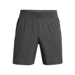 Szorty Under Armour Launch Elite 7". Szare spodnie sportowe męskie Under Armour, l, bez wzorów, z materiału, do biegania. Za 213.00 zł.