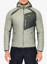 Kurtka hybrydowa CMP Nexor Jacket. Zielone kurtki męskie CMP, m, bez wzorów, z materiału, klasyczne, bez kaptura. Za 489.99 zł.