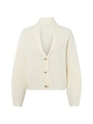 Opus Kardigan damski z zawartością alpaki - Dusena Kobiety biały wypukły wzór tkaniny, S. Białe kardigany damskie Opus, s, bez wzorów, z dzianiny, klasyczne. Za 449.95 zł.