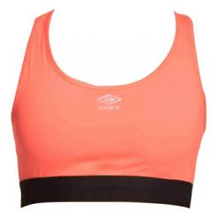 Umbro Top Sportowy Top Crop Womens Fiery Coral/Black Xs. Brązowe bielizna termoaktywna damska Umbro, z materiału. W wyprzedaży za 48.00 zł.