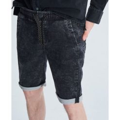 Szorty z elastycznego jeansu - Czarny. Szorty męskie marki Cropp. Za 99.99 zł.