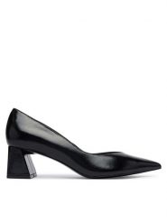 Guess Czółenka FLFSIN LEP08 Czarny. Czarne czółenka damskie Guess, z aplikacjami, bez obcasa, bez zapięcia. Za 584.99 zł.