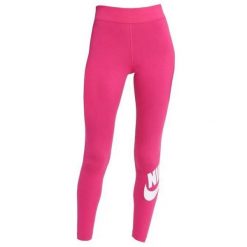Nike Essential damskie spodenki rowerowe — fluo róż, XS. Czerwone legginsy damskie Nike, xs, bez wzorów. Za 226.99 zł.