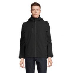 Kurtka Soft Shell Dla Dorosłych Unisex Falcon 3 W 1. Niebieskie kurtki męskie SOL'S, m, bez wzorów, sportowe, bez kaptura. Za 499.99 zł.