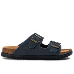 Klapki męskie Wrangler BELVILLE SLIDER MEN LOW. Brązowe klapki męskie Wrangler, z materiału, sportowe. Za 139.00 zł.