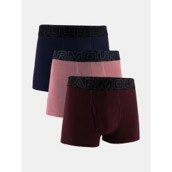 Bokserki męskie 3-pak Under Armour M Perf Cotton 3in Mix Mix 2xl. Brązowe bokserki męskie Under Armour, z bawełny, bez zapięcia, na fitness i siłownię. Za 244.99 zł.