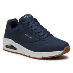 Sneakersy Skechers. Brązowe trampki i tenisówki chłopięce Skechers, bez wzorów, bez zapięcia. Za 179.99 zł.